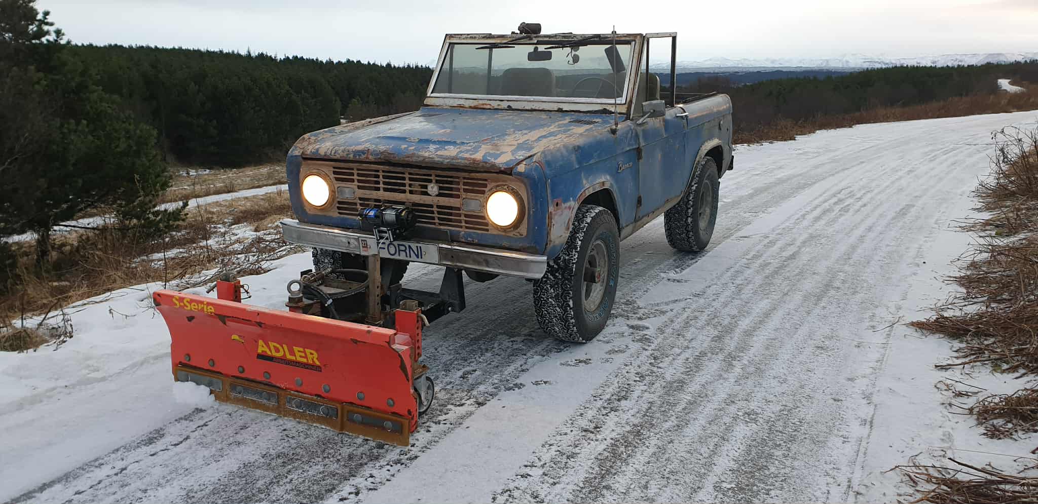 Aðeins að keyra með tönnina niðri